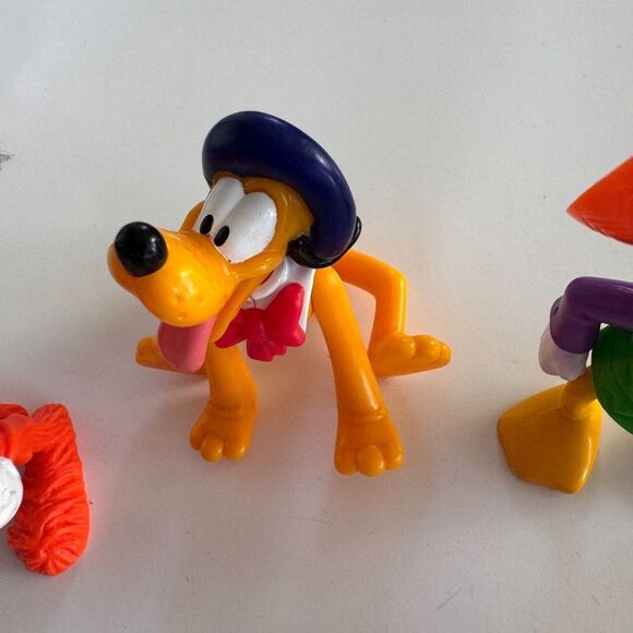 Vintage Disney World Epcot Center Mickey Mouse Friends Figure Toy Lot of 3 - Picture 3 of 4
